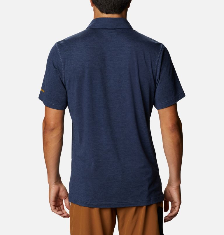 Men's Collegiate Tech Trail Polo - Notre Dame, Color: ND - Collegiate Navy, image 2