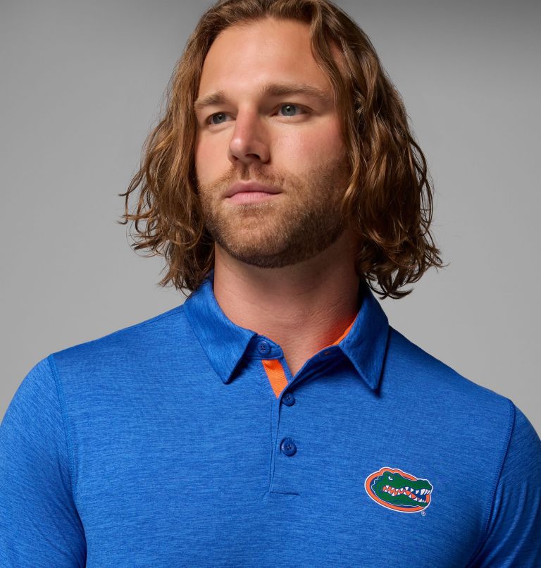 Men's Collegiate Tech Trail Polo - Florida, Color: FLA - Azul, image 5