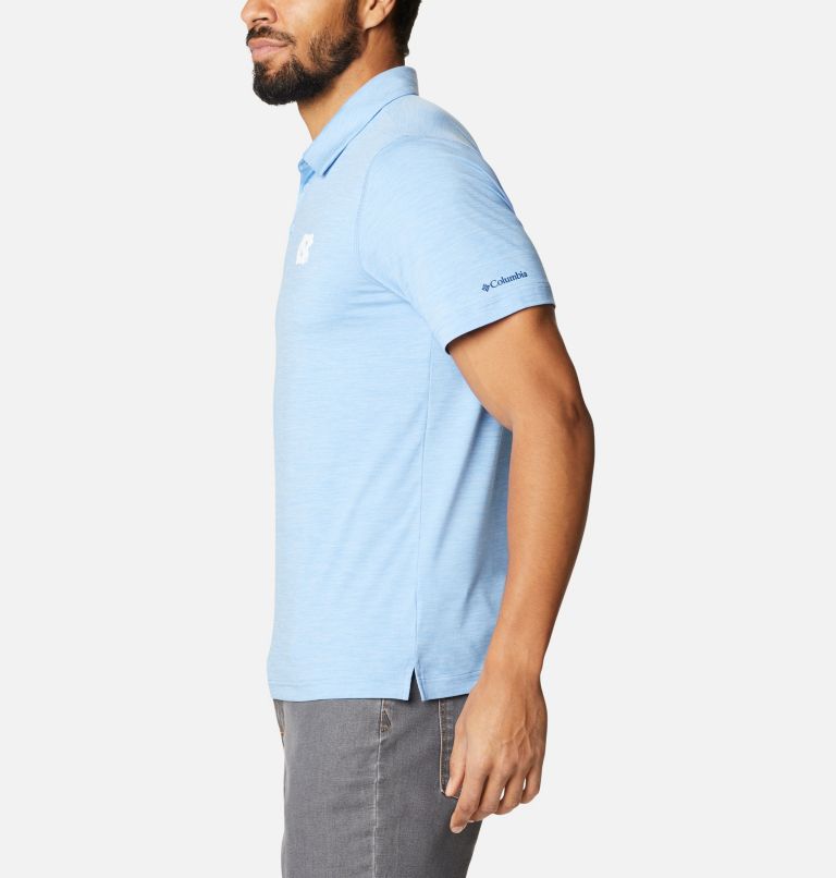 Men's Collegiate Tech Trail Polo - North Carolina, Color: NC - White Cap, image 3