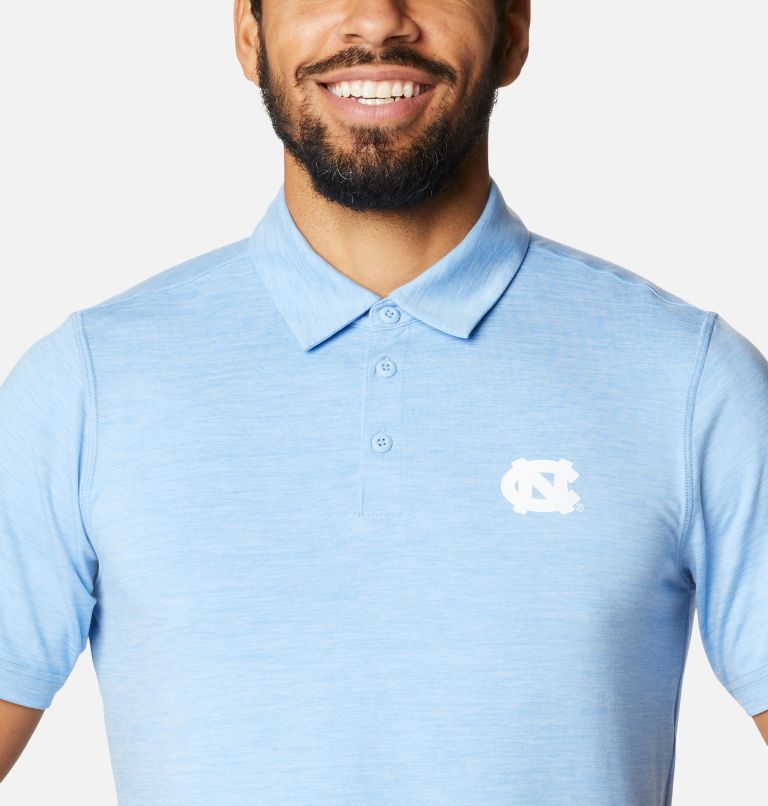 Men's Collegiate Tech Trail Polo - North Carolina, Color: NC - White Cap, image 4