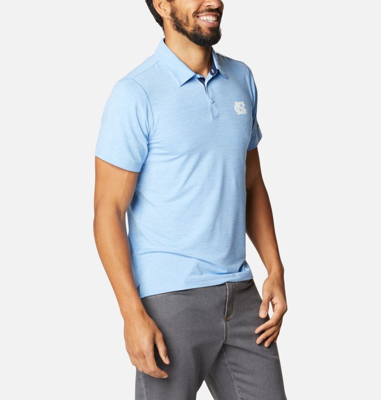 Men's Collegiate Tech Trail Polo - North Carolina, Color: NC - White Cap, image 5