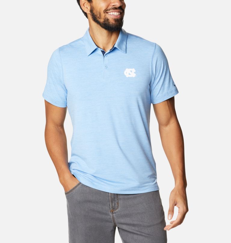 Men's Collegiate Tech Trail Polo - North Carolina, Color: NC - White Cap, image 1