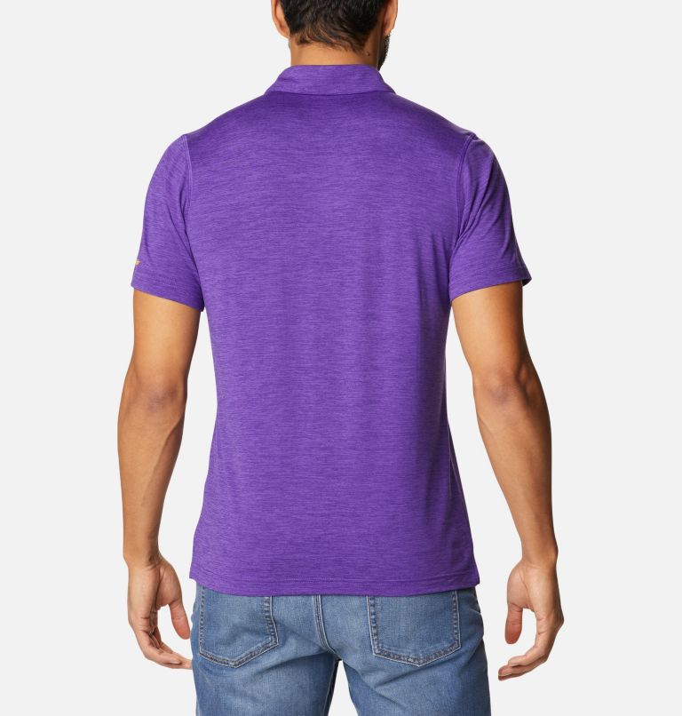 Men's Collegiate Tech Trail Polo - LSU, Color: LSU - Vivid Purple, image 2