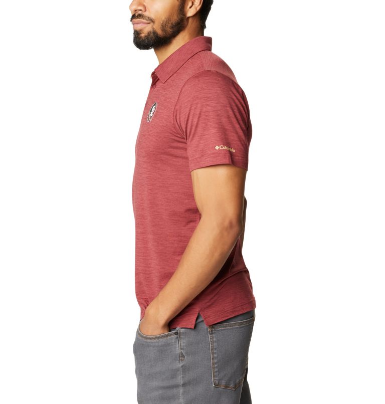 Men's Collegiate Tech Trail Polo - Florida State, Color: FSU - Cabernet, image 3