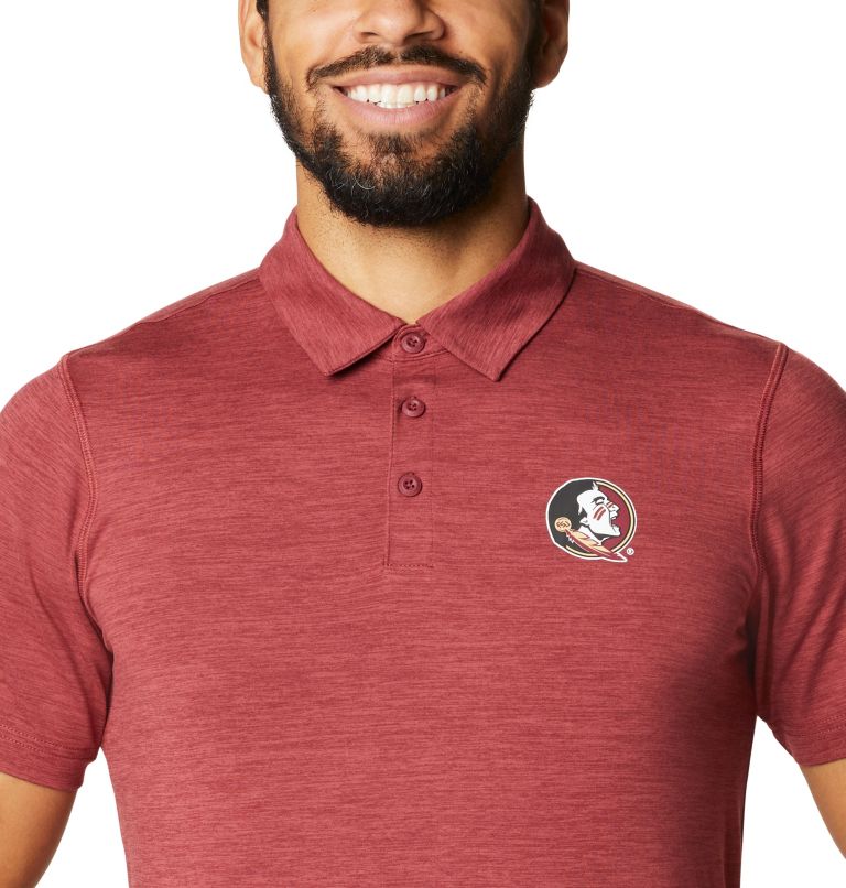 Men's Collegiate Tech Trail Polo - Florida State, Color: FSU - Cabernet, image 4
