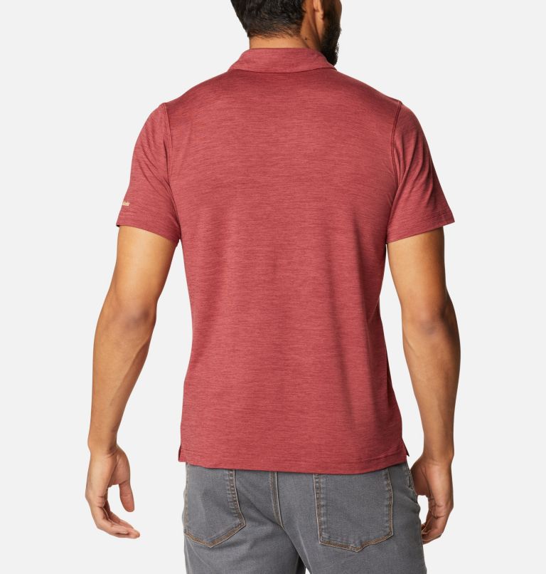 Men's Collegiate Tech Trail Polo - Florida State, Color: FSU - Cabernet, image 2