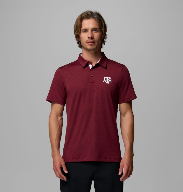 CLG Tech Trail Polo | 627 | M, Color: TAM - Deep Maroon, image 1