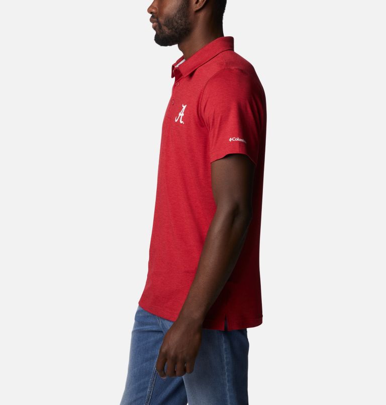 Men's Collegiate Tech Trail Polo - Alabama, Color: ALA - Red Velvet, image 3