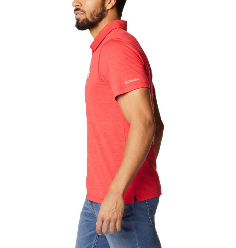 CLG Tech Trail Polo | 695 | L, Color: OS - Intense Red, image 3