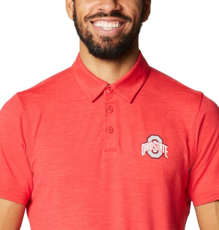 CLG Tech Trail Polo | 695 | L, Color: OS - Intense Red, image 4