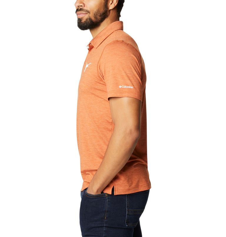 Men's Collegiate Tech Trail Polo - Texas, Color: TEX - Cedar, image 3
