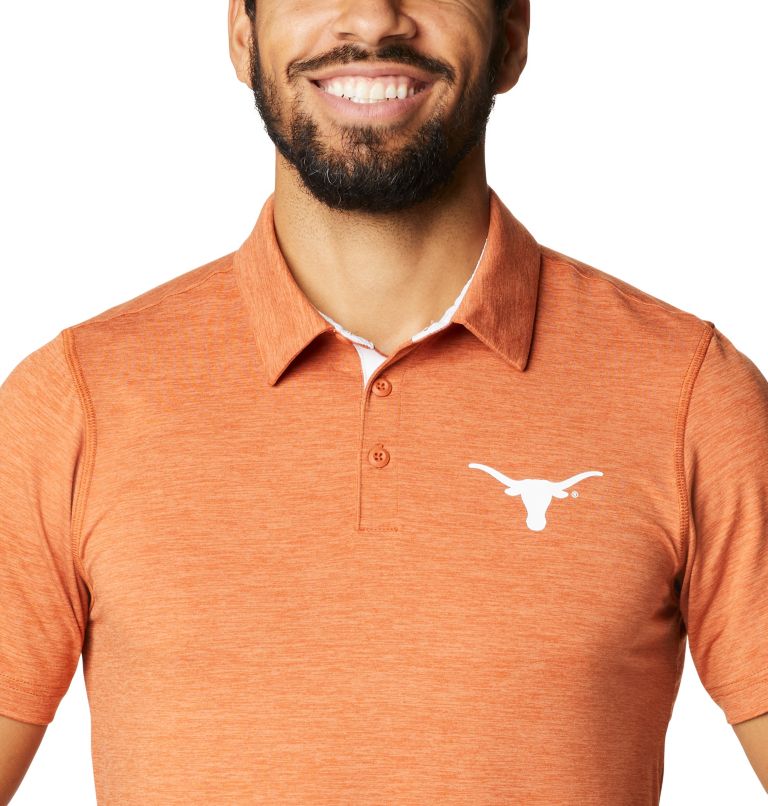 Men's Collegiate Tech Trail Polo - Texas, Color: TEX - Cedar, image 4
