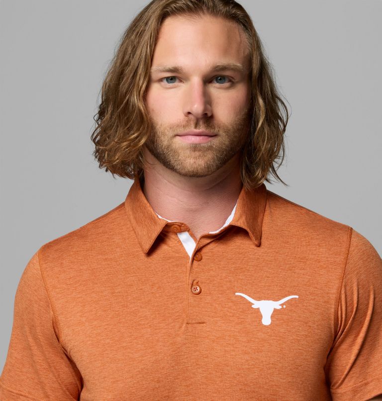 Men's Collegiate Tech Trail Polo - Texas, Color: TEX - Cedar, image 5