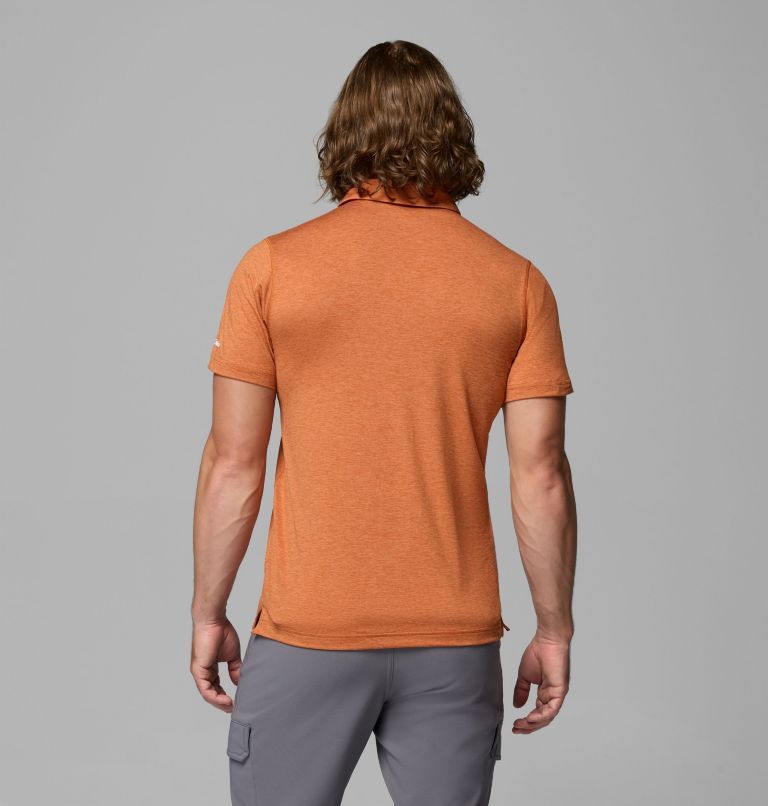 Men's Collegiate Tech Trail Polo - Texas, Color: TEX - Cedar, image 3