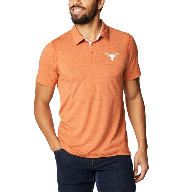 Men's Collegiate Tech Trail Polo - Texas, Color: TEX - Cedar, image 1