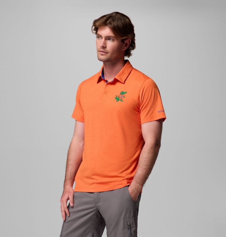 CLG Tech Trail Polo, Color: FLA - Spark Orange, image 4