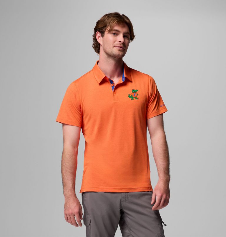 CLG Tech Trail Polo, Color: FLA - Spark Orange, image 1