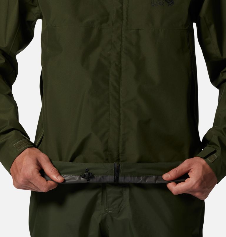 Thumbnail: Men's Exposure/2 GORE-TEX Paclite® Jacket, Color: Surplus Green, image 8