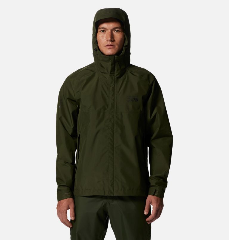 Thumbnail: Men's Exposure/2 Gore-Tex Paclite® Jacket, Color: Surplus Green, image 10