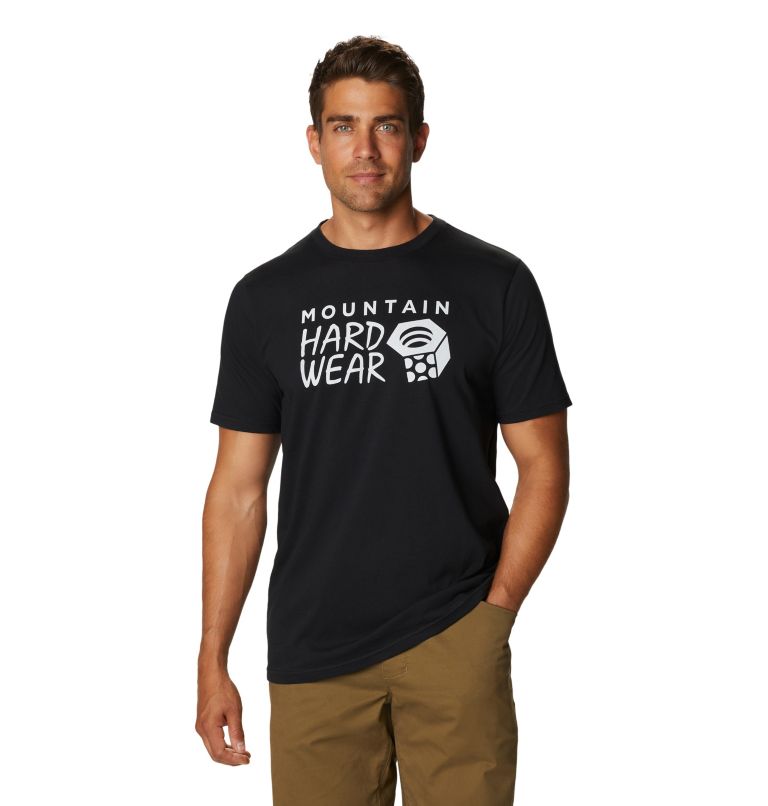 T-shirt à manches courtes Mountain Hardwear Logo Homme, Color: Black
