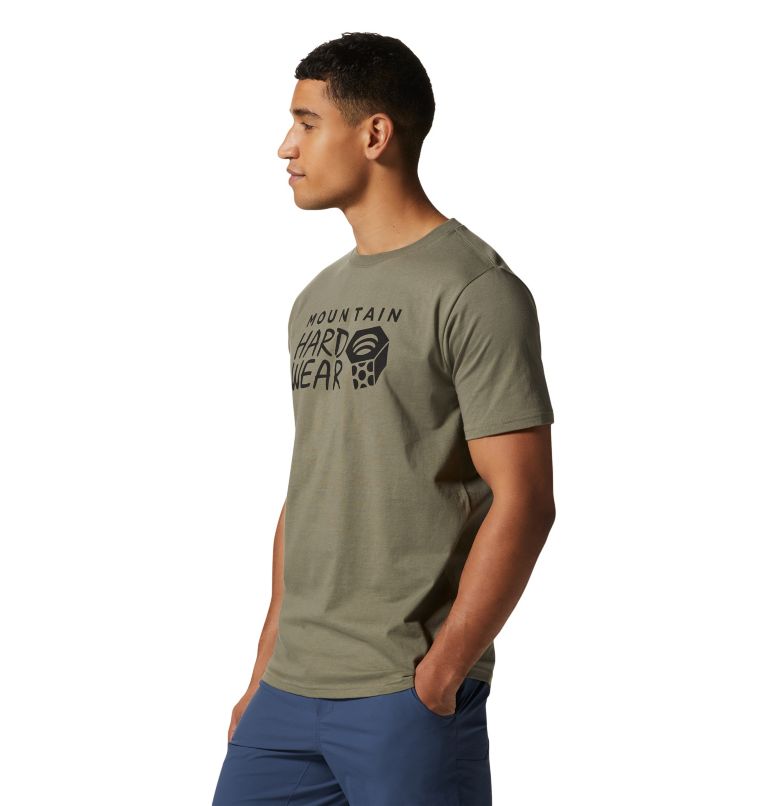 T-shirt à manches courtes Mountain Hardwear Logo Homme, Color: Stone Green, image 3