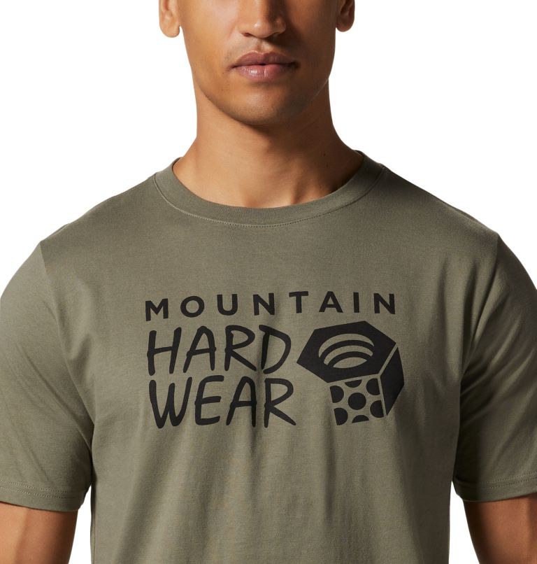 T-shirt à manches courtes Mountain Hardwear Logo Homme, Color: Stone Green, image 4