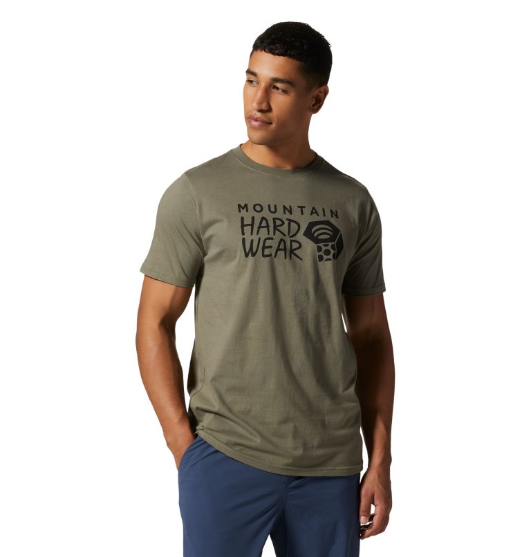 T-shirt à manches courtes Mountain Hardwear Logo Homme, Color: Stone Green, image 5