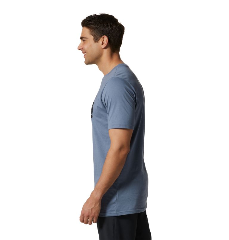 T-shirt à manches courtes Mountain Hardwear Logo Homme, Color: Light Zinc, image 3