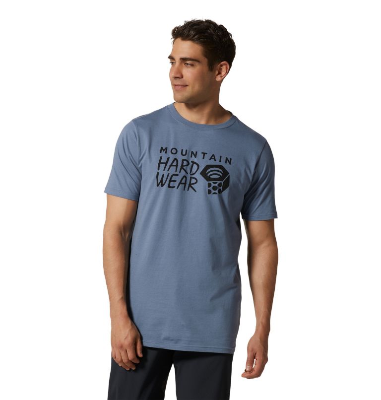 Thumbnail: T-shirt à manches courtes Mountain Hardwear Logo Homme, Color: Light Zinc, image 5