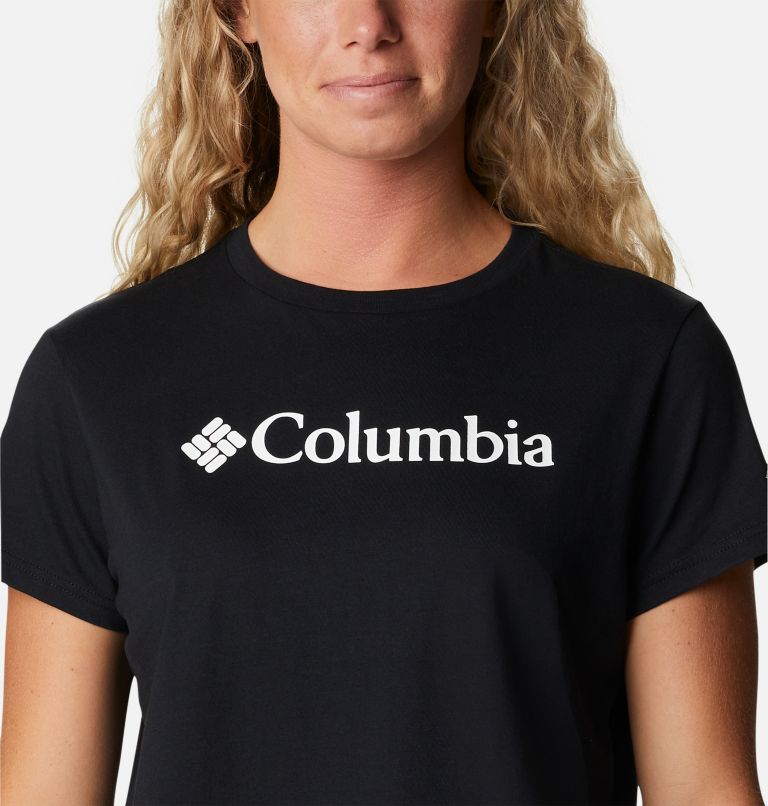 Women's North Cascades Cropped T-Shirt, Color: Black