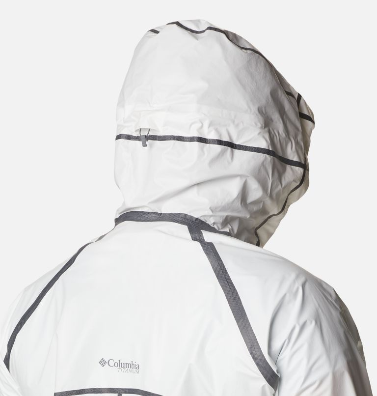 Manteau imperméable OutDry Extreme NanoLite pour femme - Grandes tailles, Color: White