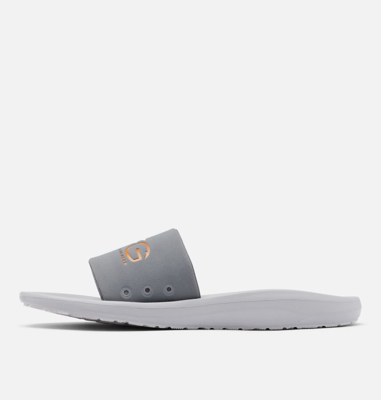 Men's Yachtrocker PFG Slide Sandal, Color: Ti Grey Steel, Light Orange, image 5