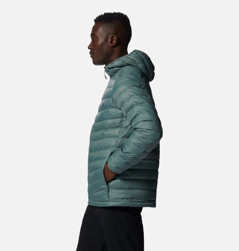 Down filled sale hooded jacket