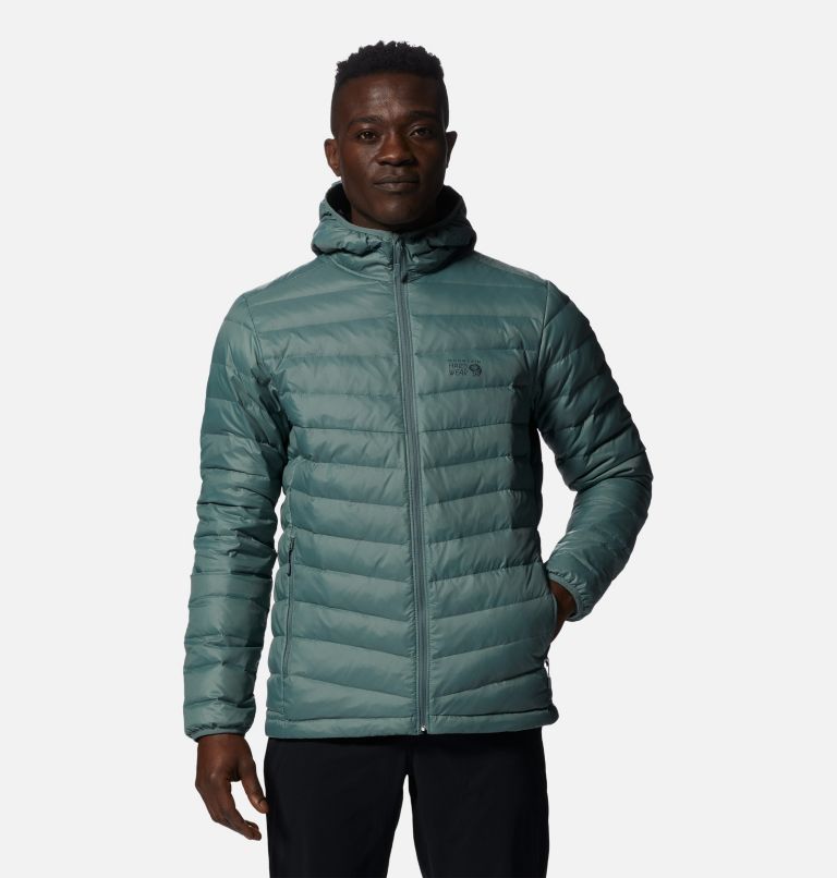 Men's alpine store down hooded jacket