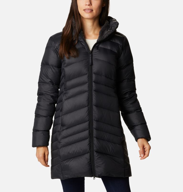 Columbia Omni-Shield Women's Black Hooded Full-Zip Insulated Coat