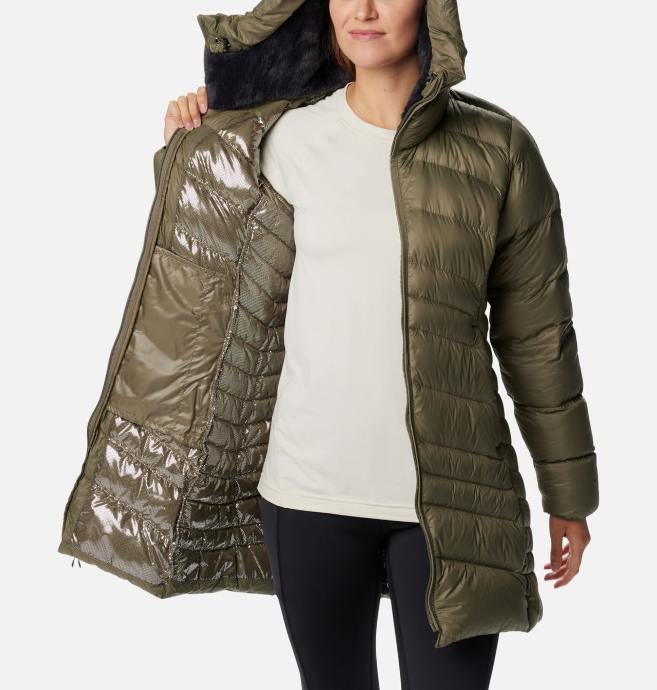 Women's Autumn Park™ Down Hooded Mid Jacket 5