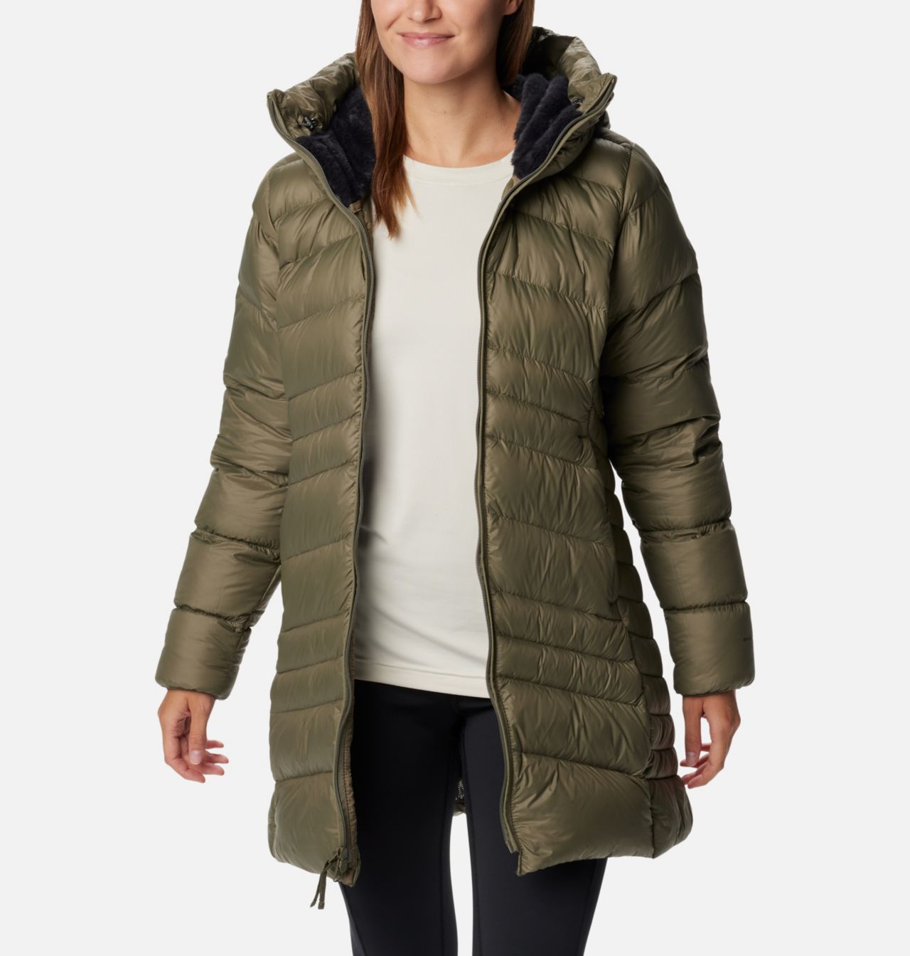Women's Autumn Park™ Down Hooded Mid Jacket 7