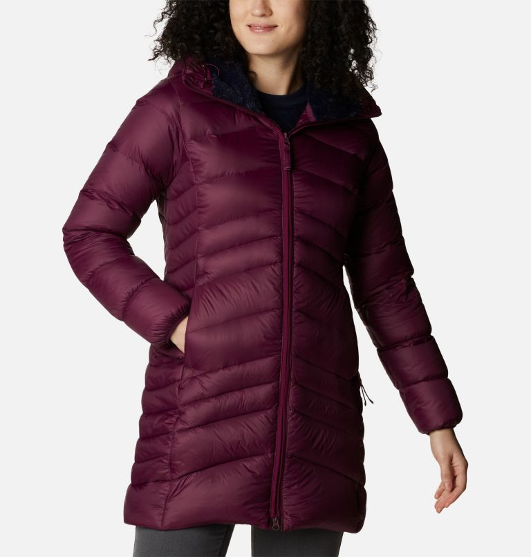 Women's Autumn Park™ Down Hooded Mid Jacket Columbia Sportswear