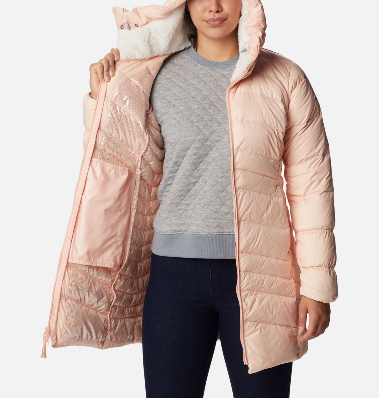 Women's Autumn Park™ Down Hooded Mid Jacket 5