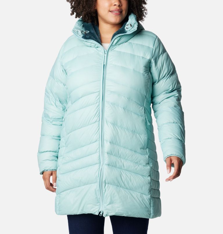 Women's Autumn Park™ Down Hooded Mid Jacket - Plus Size