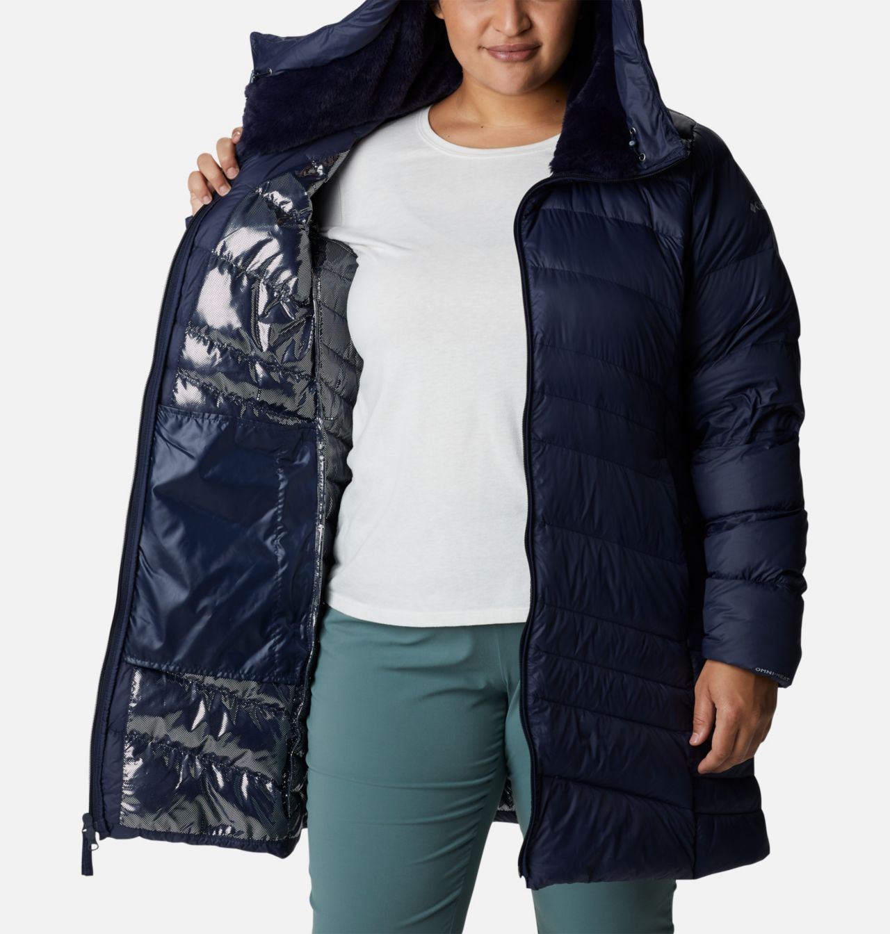 Doudoune mi-longue à capuchon Autumn Park™ Femme - Grandes tailles 5