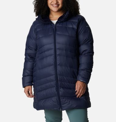 Plus size packable winter on sale coat