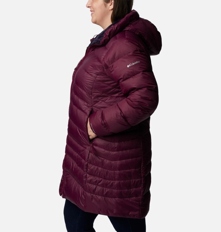 Women's Autumn Park™ Down Hooded Mid Jacket Plus Size Columbia