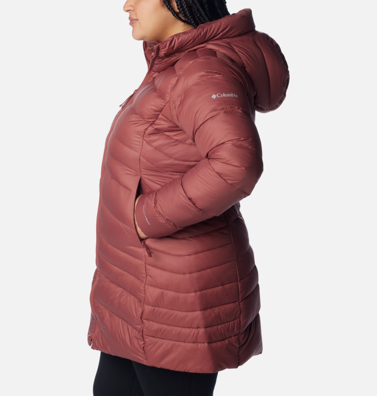 Doudoune mi-longue à capuchon Autumn Park™ Femme - Grandes tailles 3