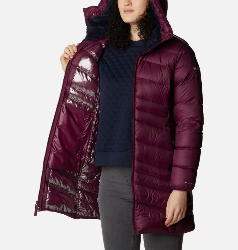 Autumn Park Down Mid Jacket | 616 | M, Color: Marionberry, image 5