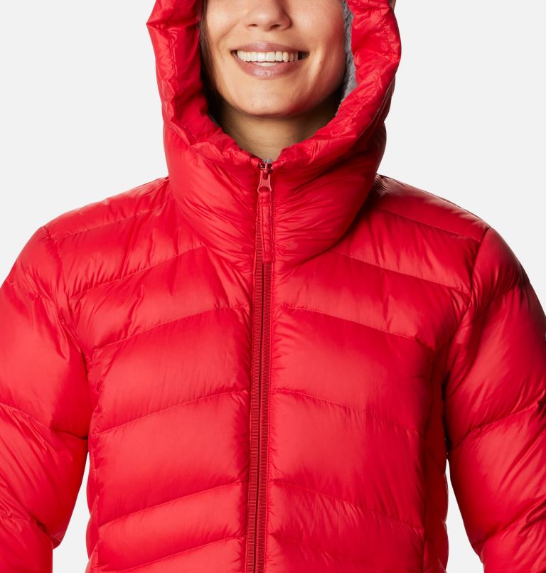 Autumn Park Down Mid Jacket | 658 | M, Color: Red Lily, image 4