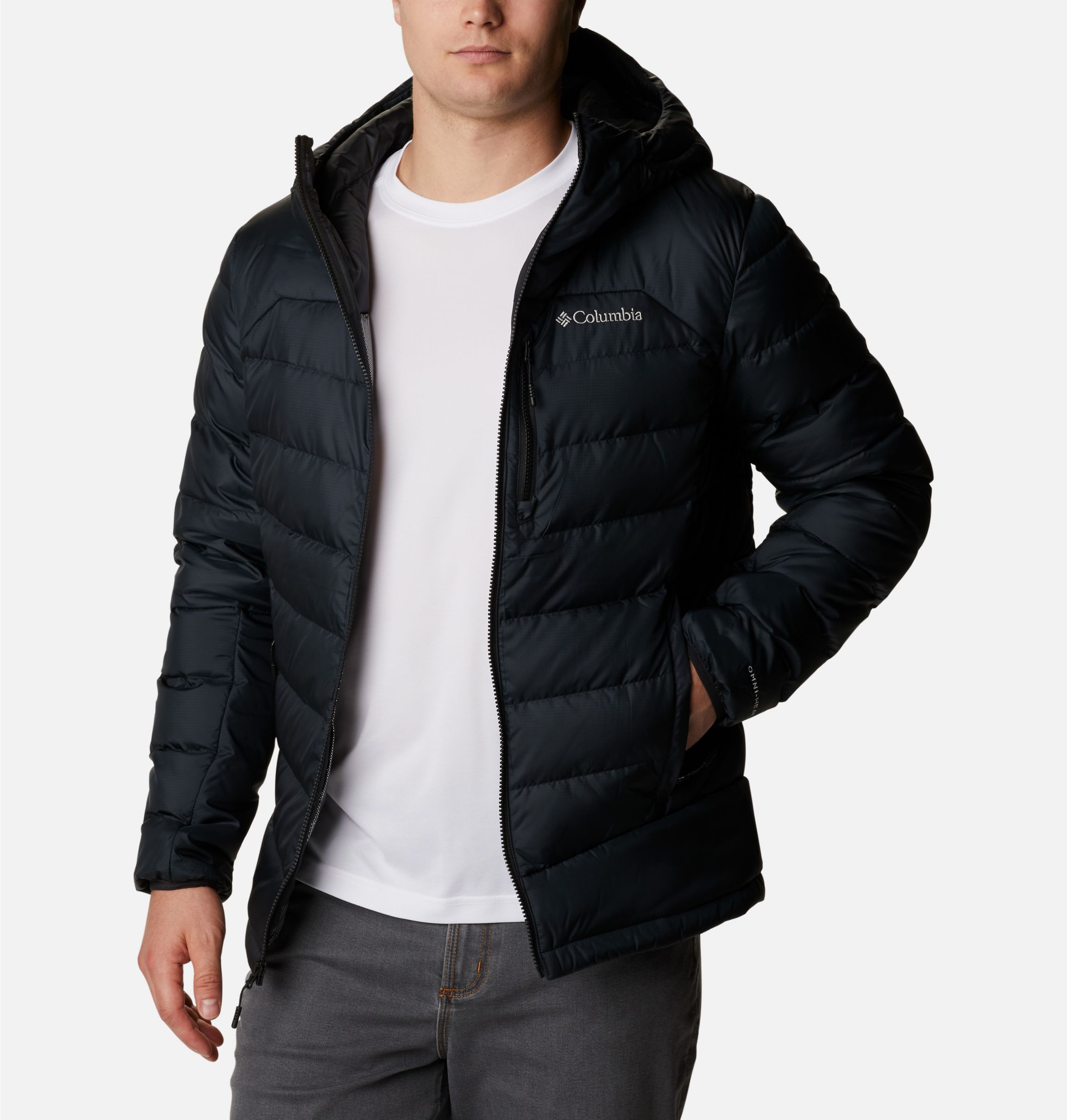 [PEAK] Unisex Campic Hood Middle  Down Jacket 韓国 SNOWPEAK] Unisex Campic Hood Middle Goose Down Jacket 韓国