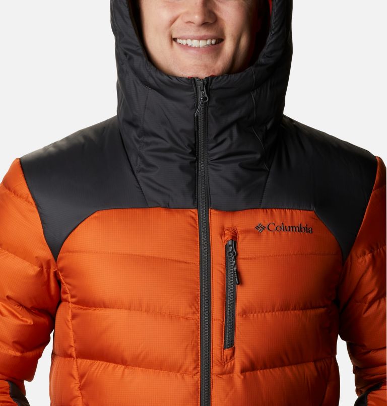 Autumn Park Down Hooded Jacket | 821 | M, Color: Harvester, Shark, image 4
