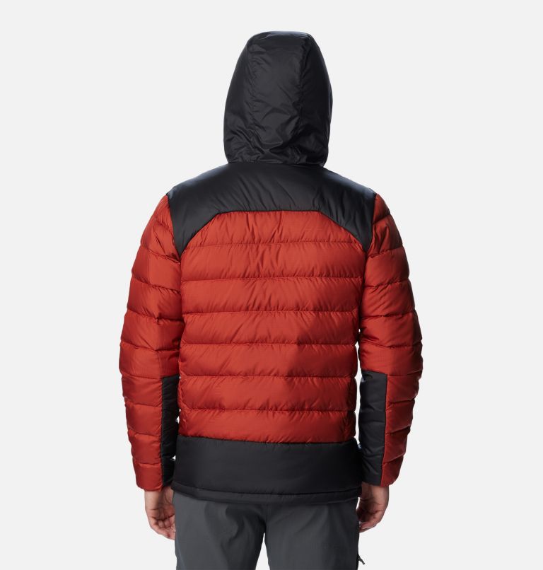 Autumn Park Down Hooded Jacket | 849 | XXL, Color: Warp Red, Shark, image 2