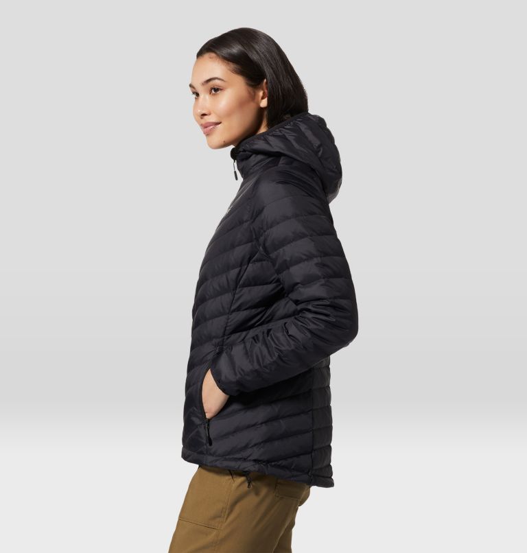 Women's Glen Alpine Down Hoody, Color: Black, image 3